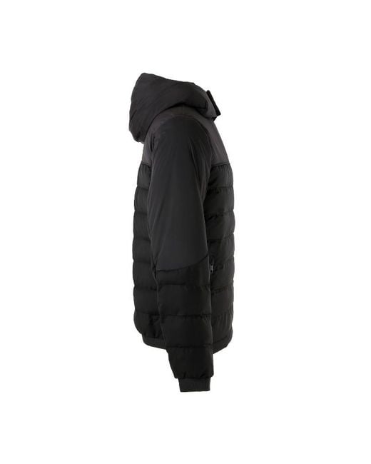 Zegna Black Hooded Puffer Coat for men