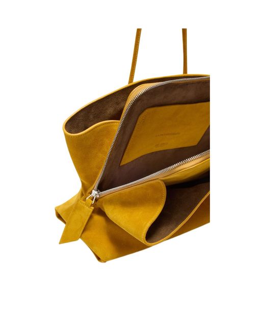 The Attico Yellow The La Passeggiata Medium Tote Bag