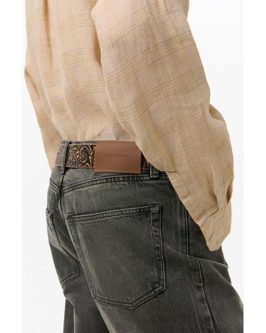 Our Legacy Gray First Cut Jeans for men