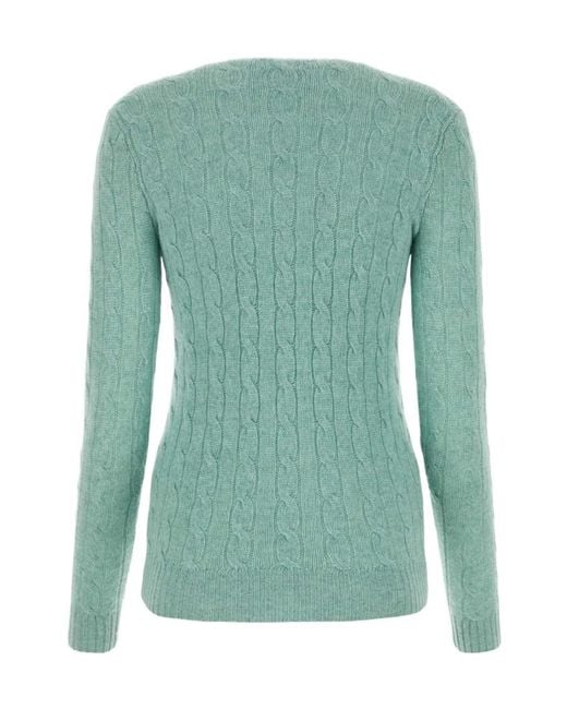 Polo Ralph Lauren Green Polo Pony Crewneck Jumper