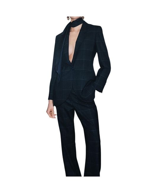 Marella Blue Long-Sleeve Jacket