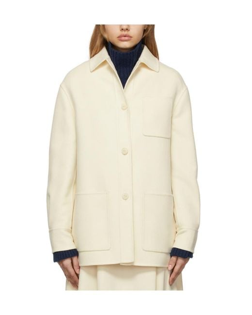 Loro Piana Natural Logo Shirt Jacket