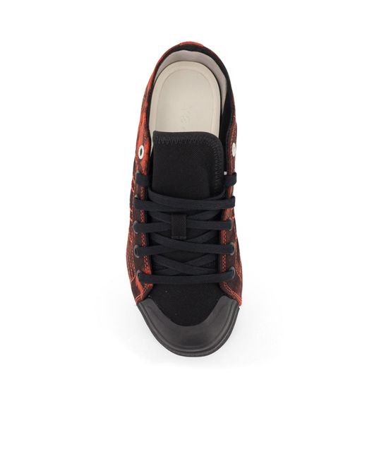 Y-3 Black Nizza Low-Top Sneakers for men