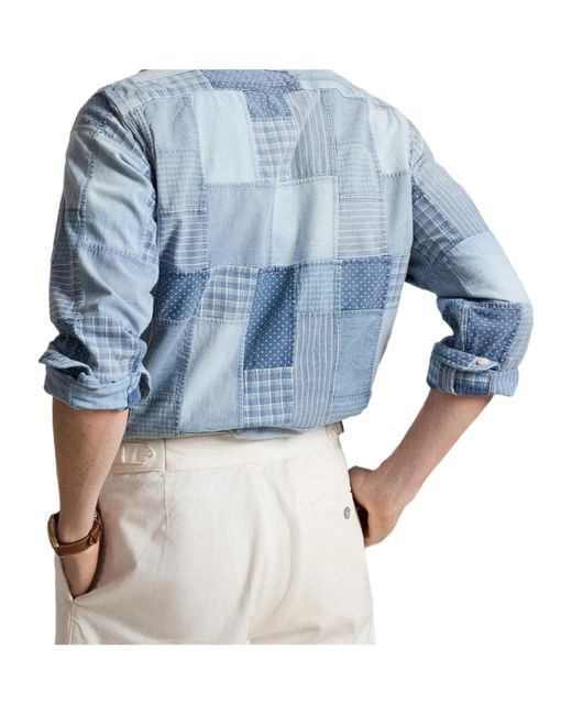 Polo Ralph Lauren Blue Sport Shirt for men