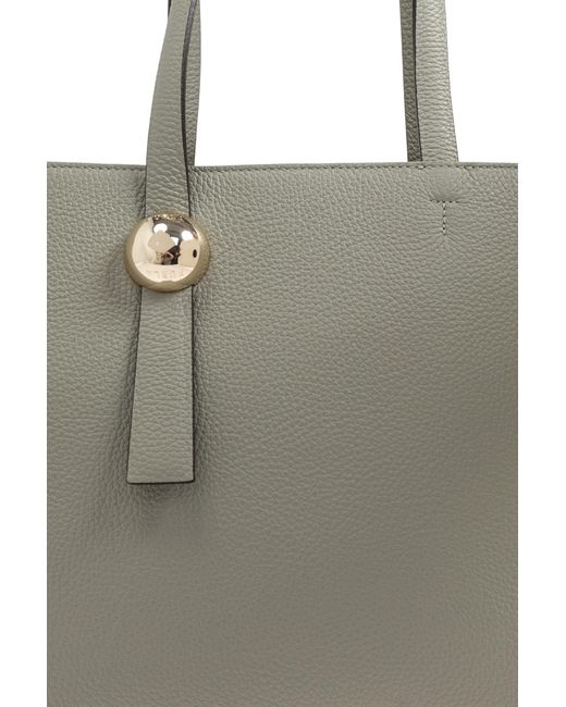 Furla Gray Large Sfera Tote Bag