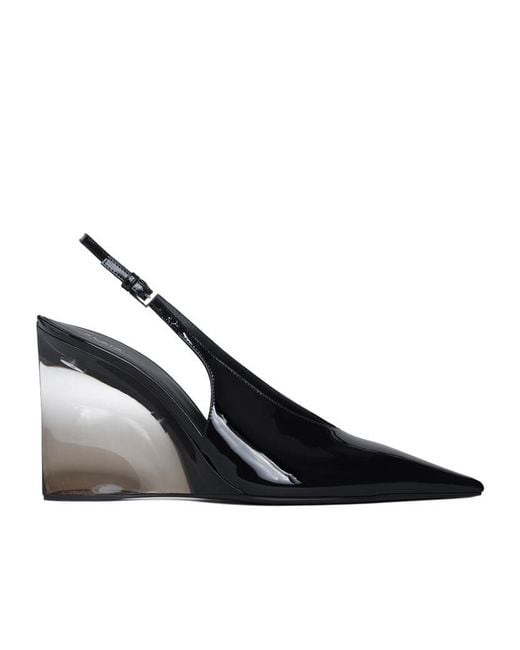Alaïa Black Patent Leather High Heels