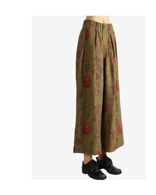 Uma Wang Natural Elastic Waist Casual Pants