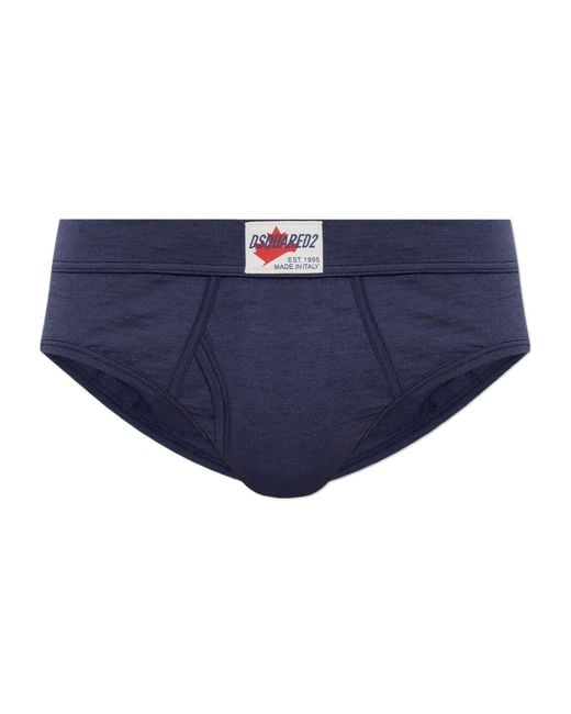 DSquared² Blue Logo Underwear for men