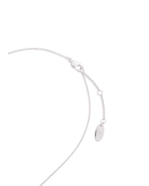 Vivienne Westwood White Plated Necklace