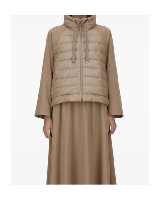 Herno Natural Stand-Up Collar Down Jacket