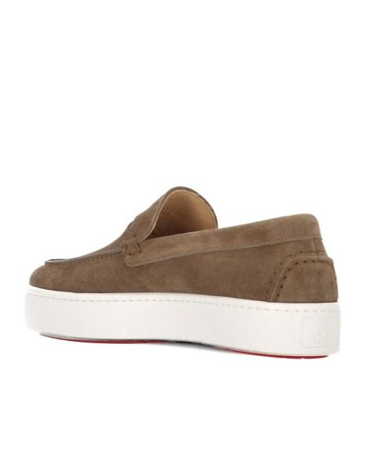 Christian Louboutin Brown Chunky Slip-On Loafer for men