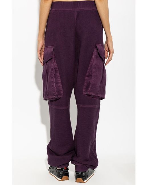 DSquared² Purple Drawstring Casual Pants