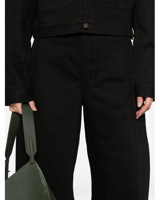 Lemaire Black Belted Jeans