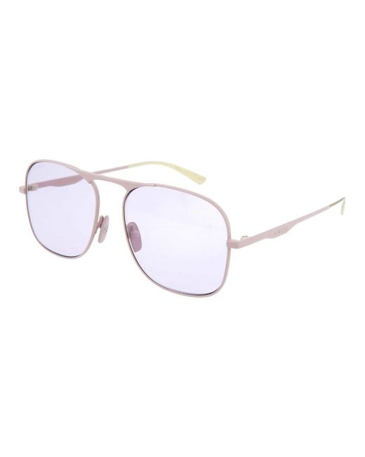 Gucci White Super Large Frame Flat Mirror