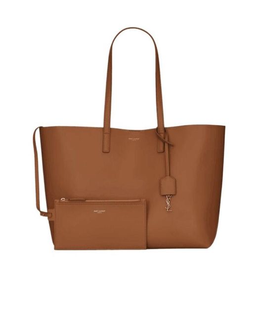 Saint Laurent Brown Shopping Bag E/W