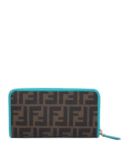 Fendi Green Long 'Crayons' Wallet