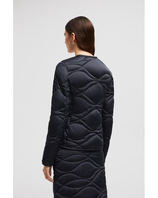 Moncler Blue Pyrope Short Down Jacket