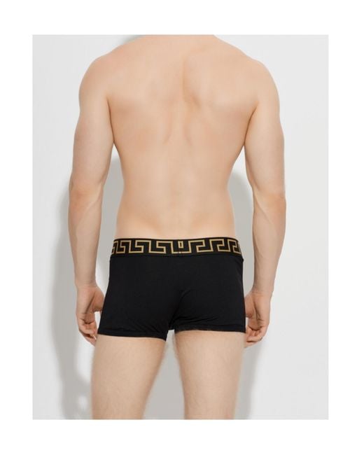 Versace Black Logo Boxer Briefs -Pack) for men