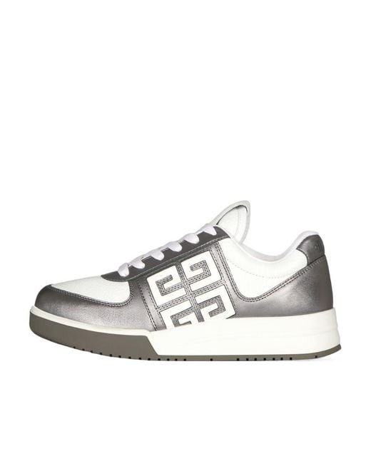 Givenchy White G4 Low-Top Sneakers