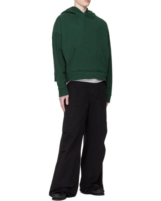 Entire studios Black Barren Straight Leg Cargo Pants for men
