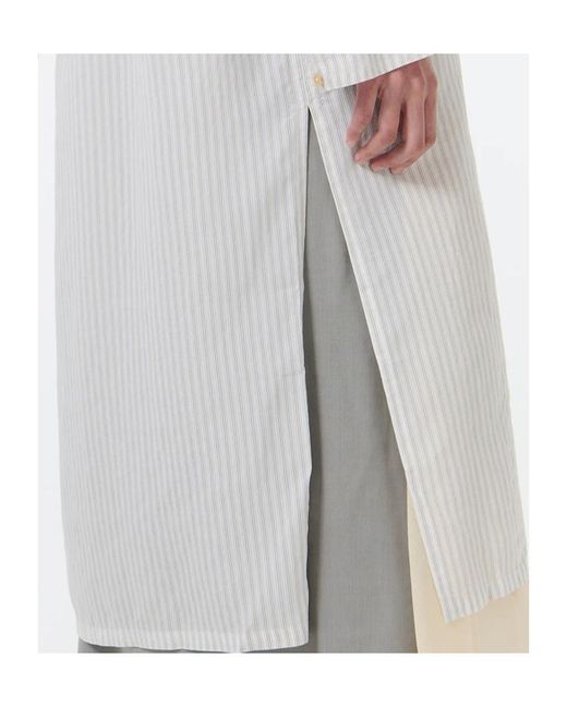 Our Legacy White Strand Pinstripe Shirt