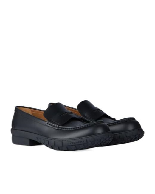 Givenchy Black Echo Loafers for men