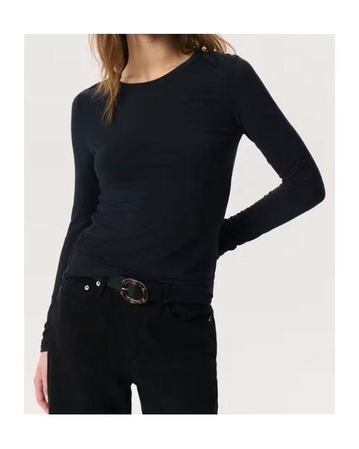 Rag & Bone Black Long-Sleeved T-Shirt