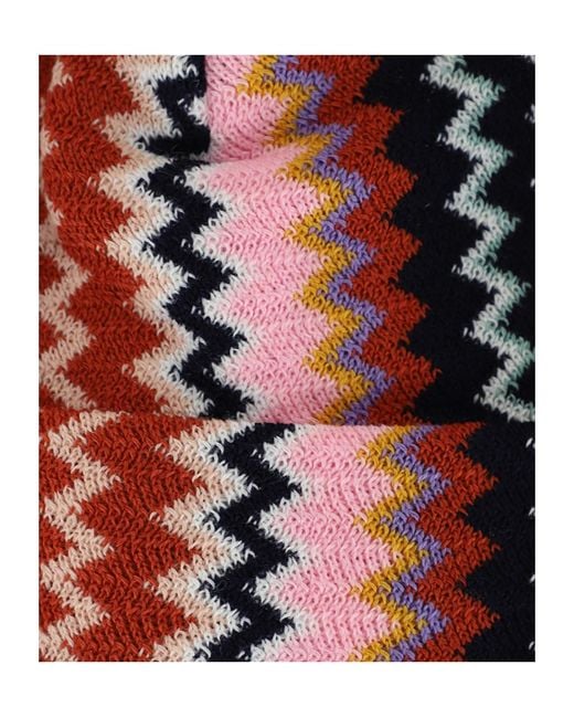 Missoni Red Knitted Hat