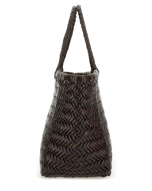 Dragon Diffusion Black Bamboo Triple Jump Small Shoulder Bag