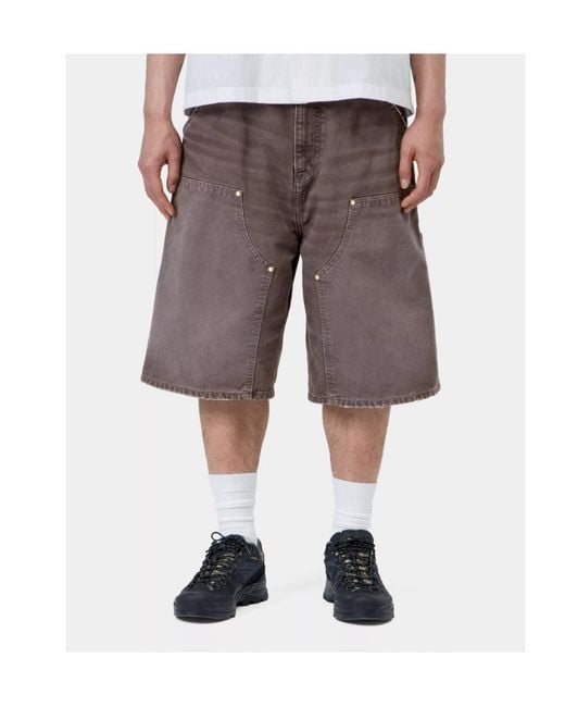 Carhartt Gray Og Double Knee Short for men