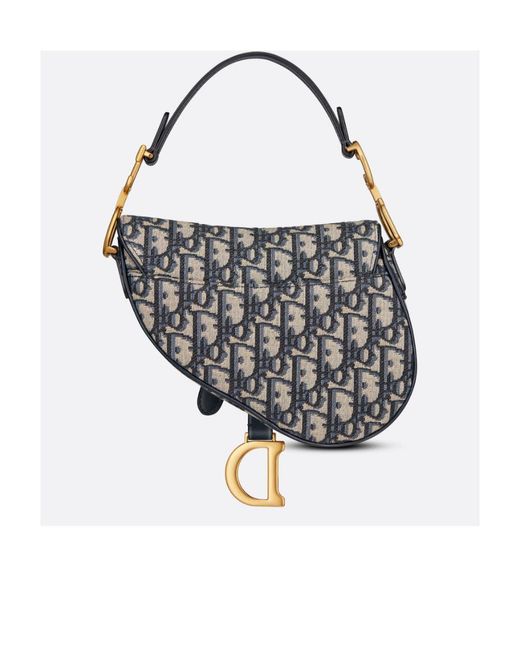 Dior Black Mini Saddlebag With Strap
