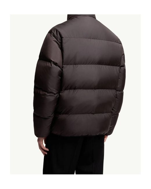 Moncler Black Erterle Zip-Up Puffer Jacket for men