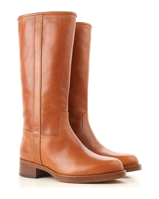 Etro Brown Classic Knee-High Boots
