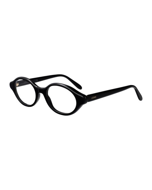 Loewe White Oval Frame Glasses