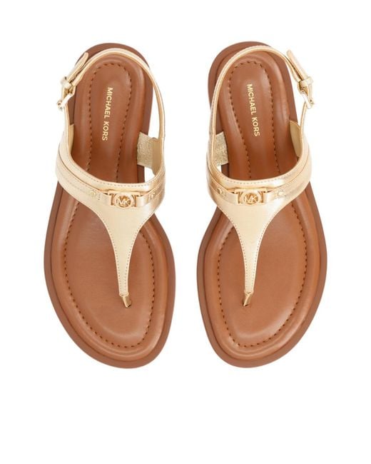 MICHAEL Michael Kors Brown Mandy Thong Sandals