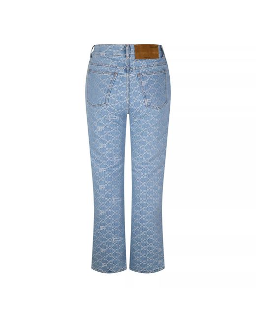 Off-White c/o Virgil Abloh Blue Monogram 90S Jeans