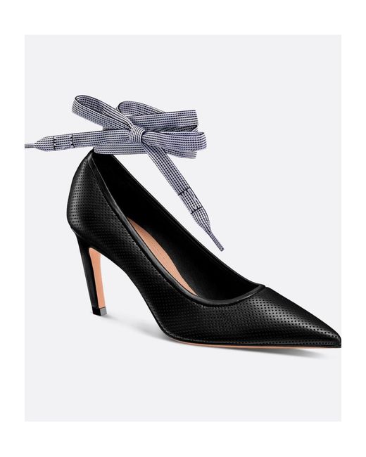 Dior White Christian Bow Detailed Pointed Toe Pumps