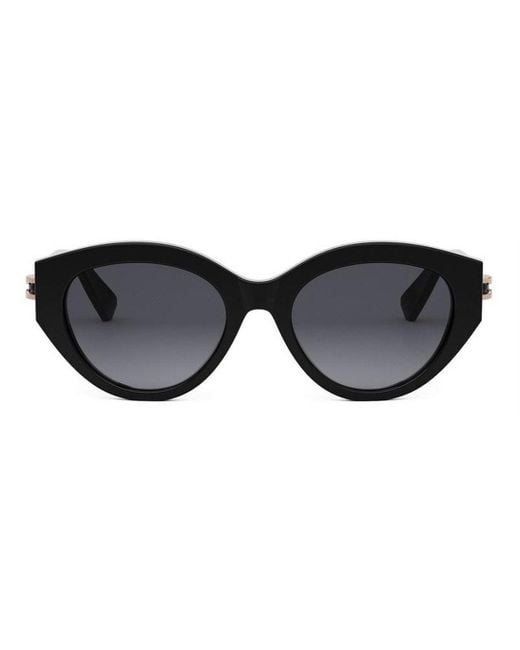 BVLGARI Black Cat-eye Sunglasses
