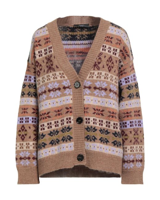 Weekend by Maxmara Brown Thick Knitted Cardigan
