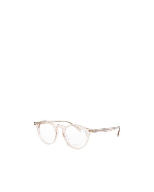 Oliver Peoples White Op-13 Round Frame Glasses