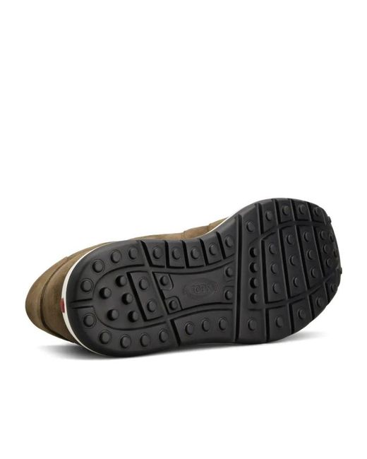 Tod's Brown Suede Sneakers for men