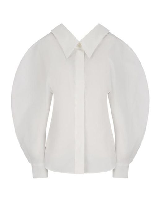 Givenchy White Collared Tailored Poplin Shirt