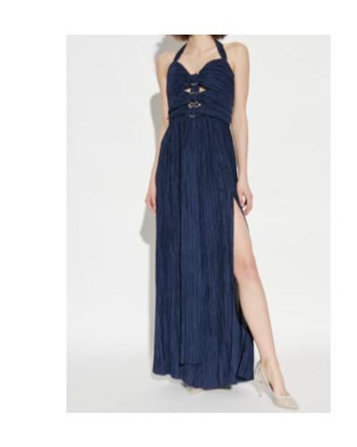 Cult Gaia Blue Off Shoulder Dress