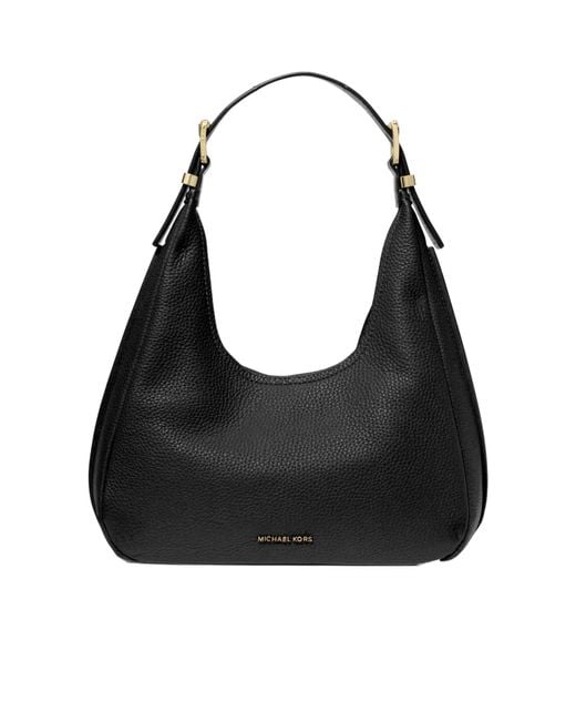 Michael Kors Black Michael Nolita Small Hobo Shoulder Bag