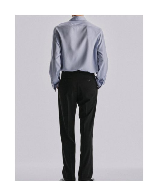 The Row Blue Paxon Shirt for men