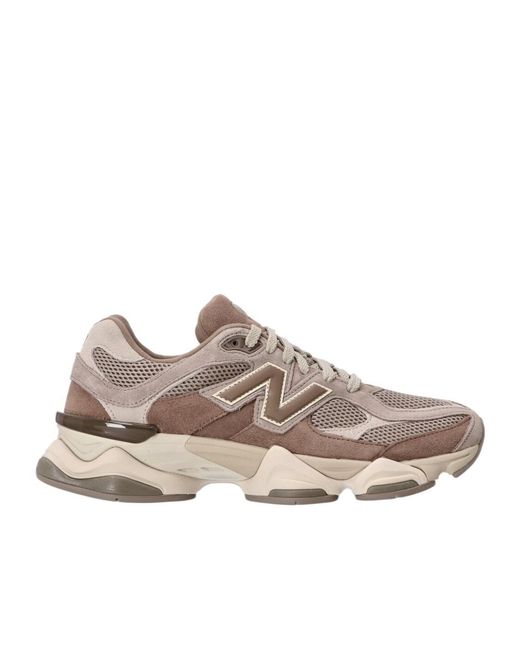 New Balance Gray U9060 Logo Patch Sneakers for men