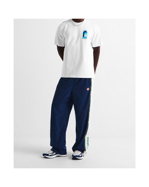 Casablanca White Printed T-Shirt for men