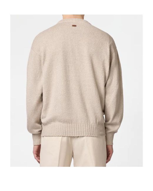 Tod's White Long-Sleeved Knitwear for men