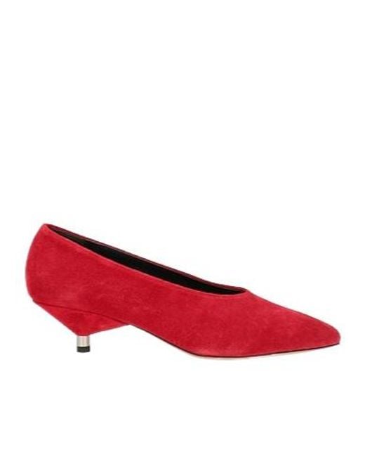 Isabel Marant Red Minimalist Highheels