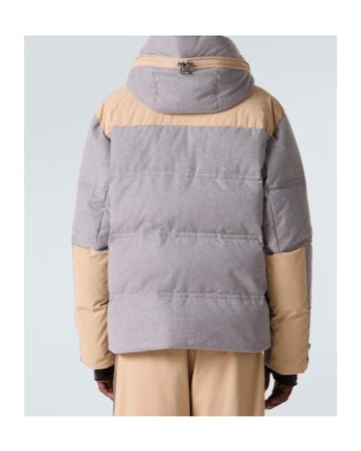 Bogner Gray Wali Hooded Down Ski Jacket for men